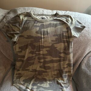 SO Olive & Taupe Camo Crewneck Shirt
